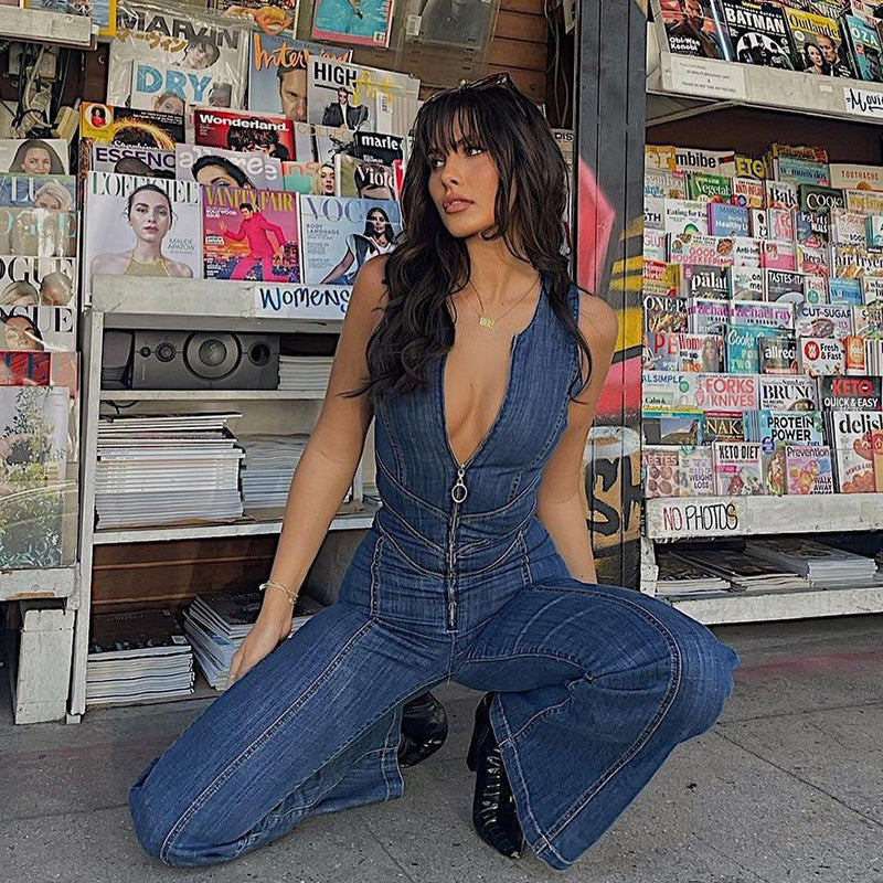 Roxanne Denim Jumpy suite